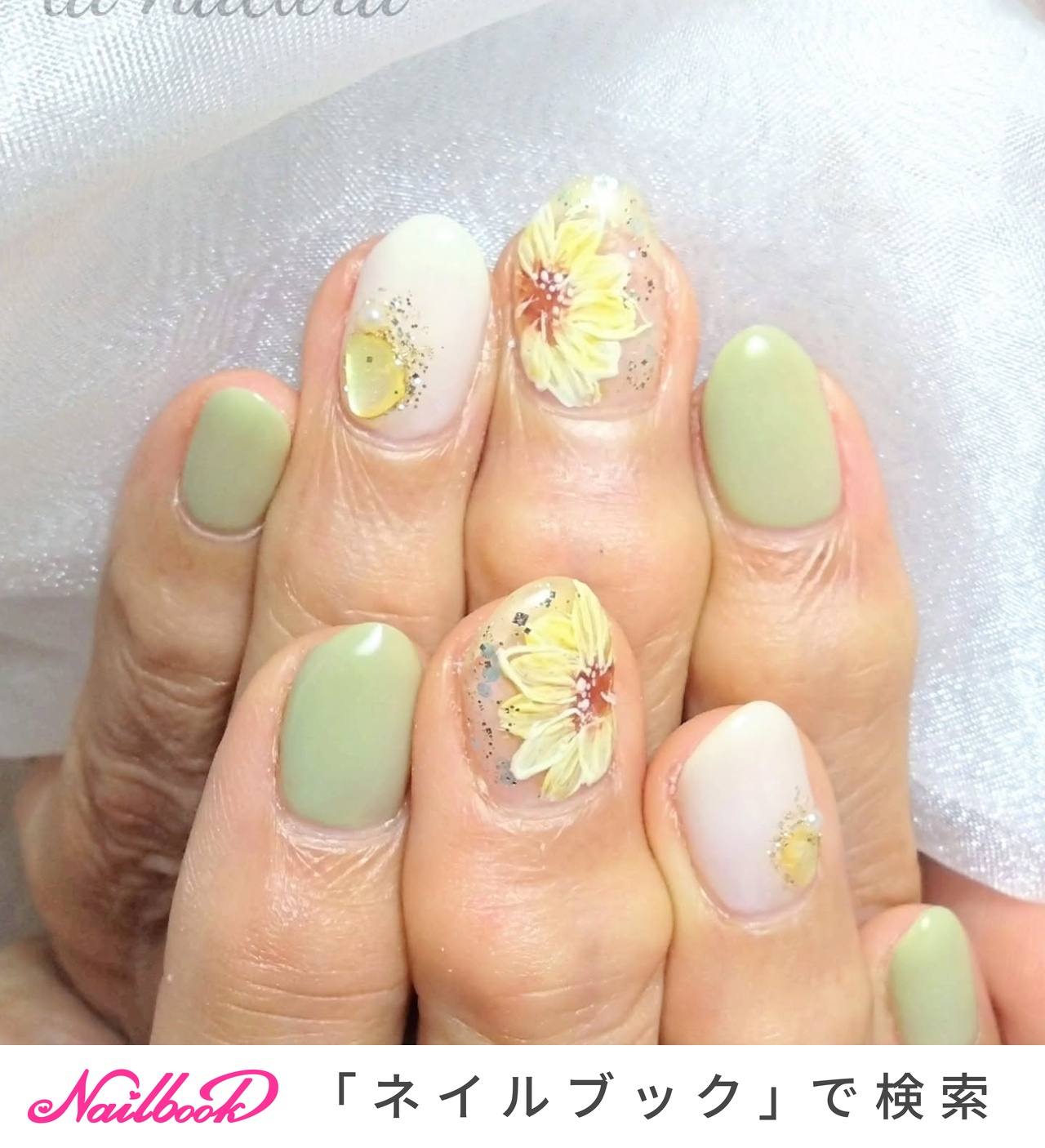おすすめ順｜ひまわり/イエロー/39;*)ノのネイルデザイン｜ネイルブック