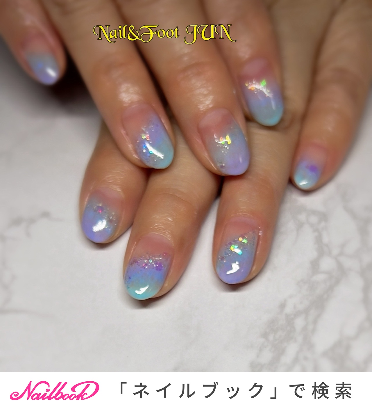 メイベリンネイルカラーパープル☆ ハンド/ワンカラー/ロング/パープル/ジェルネイル - Nail Z