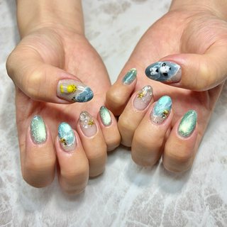 ハロウィン/ハンド/痛ネイル/ショート/オーバル - Akaneのネイル