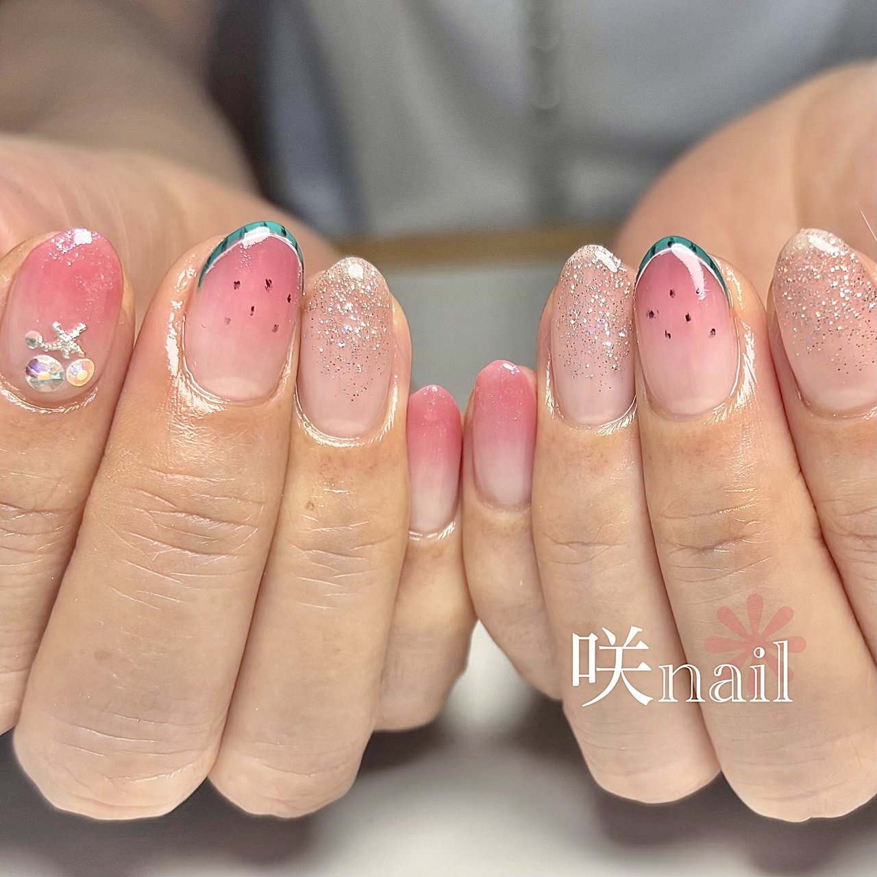 夏/リゾート/浴衣/デート/ハンド - 咲nail 【saki】のネイルデザイン