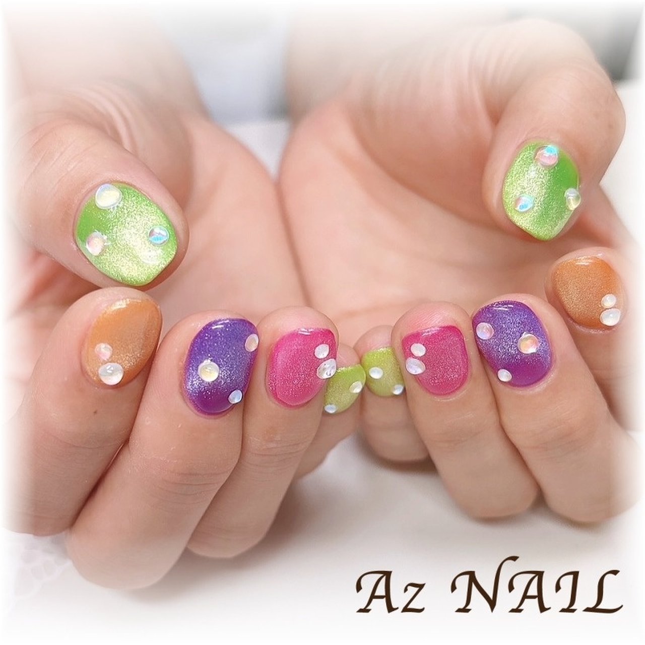 夏/リゾート/ライブ/デート/ハンド - Az NAIL ゆき＊のネイルデザイン