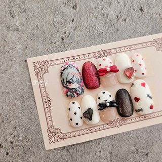 アクリルネームパーツ　葛葉　ネイルパーツ　痛ネイル　推しネイル　ブラック にじさんじ #葛葉 #葛葉くんがてぇてぇ #葛葉ネイル #にじさんじ