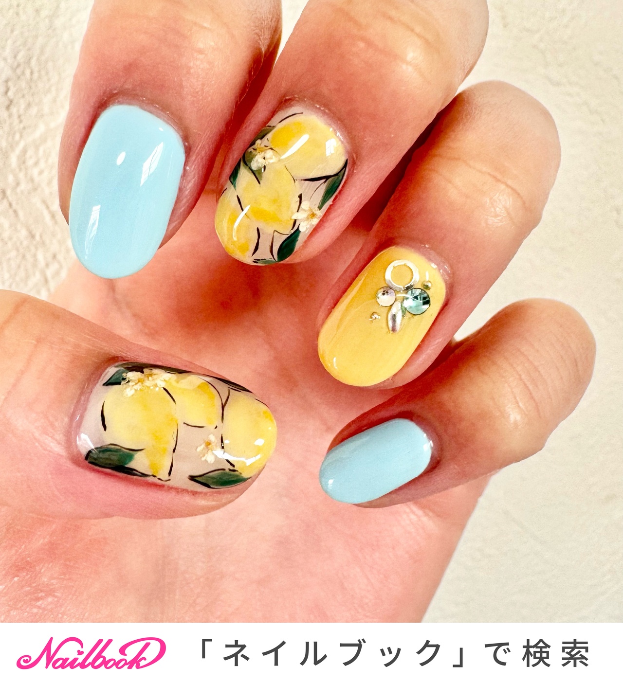 レモン🍋のネイルデザイン｜ネイルブック