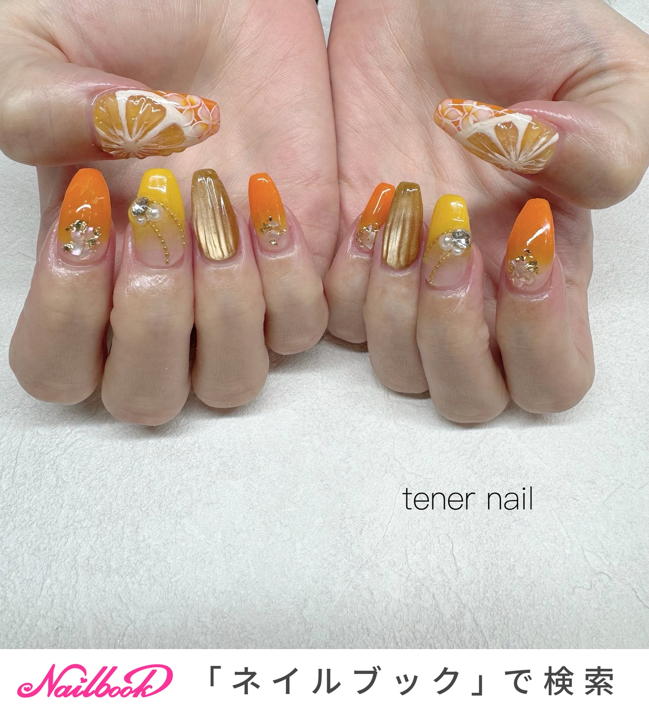 夏/ライブ/女子会/推し活/ハンド - テネルネイル tener nailの