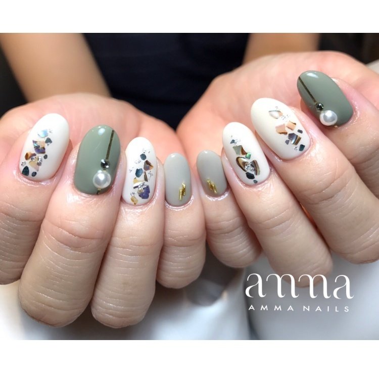 秋 冬 リゾート 女子会 ハンド Amma Nailsのネイルデザイン No ネイルブック