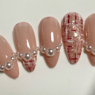 Ash color frenchネイルチップ ネイルチップ 両面テープ