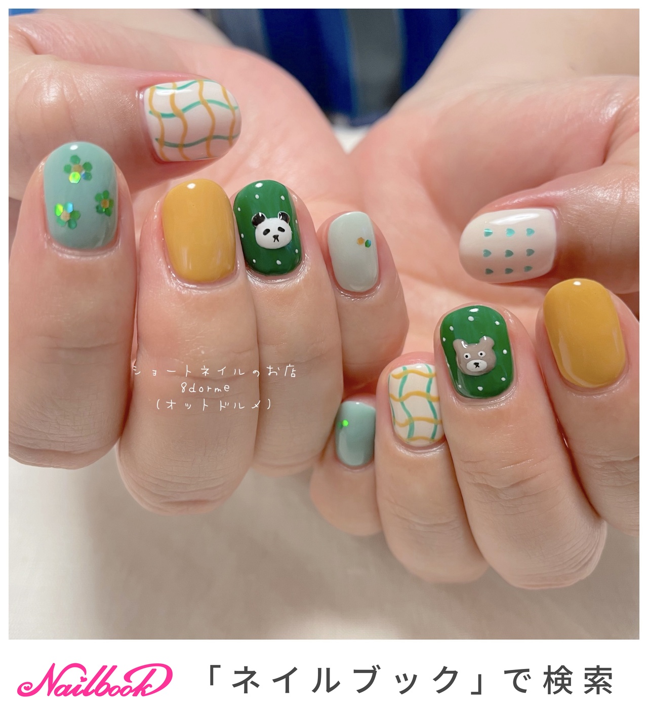 ネイルアート 猫 パンダ デザイン 10個入り 2025年】新着順｜#パンダネイルのネイルデザイン｜ネイルブック