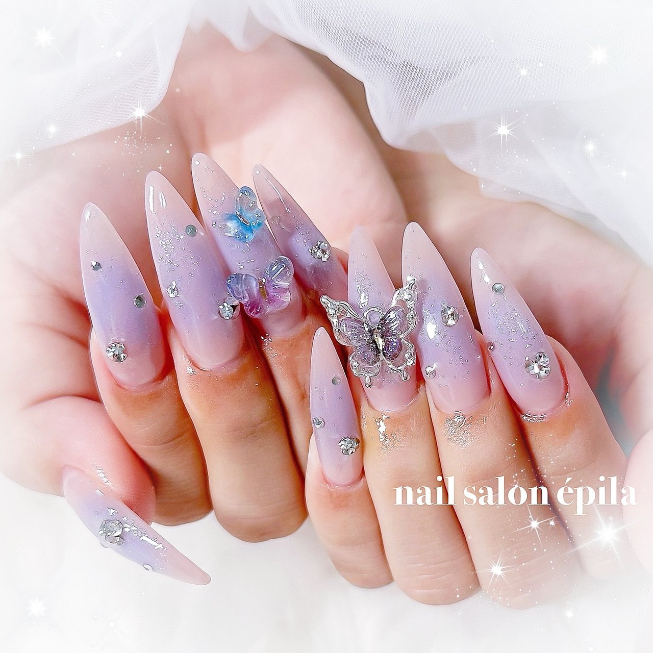 夏/ビジュー/チーク/キラキラ/ワンホン - 大阪南森町キラキラ派手