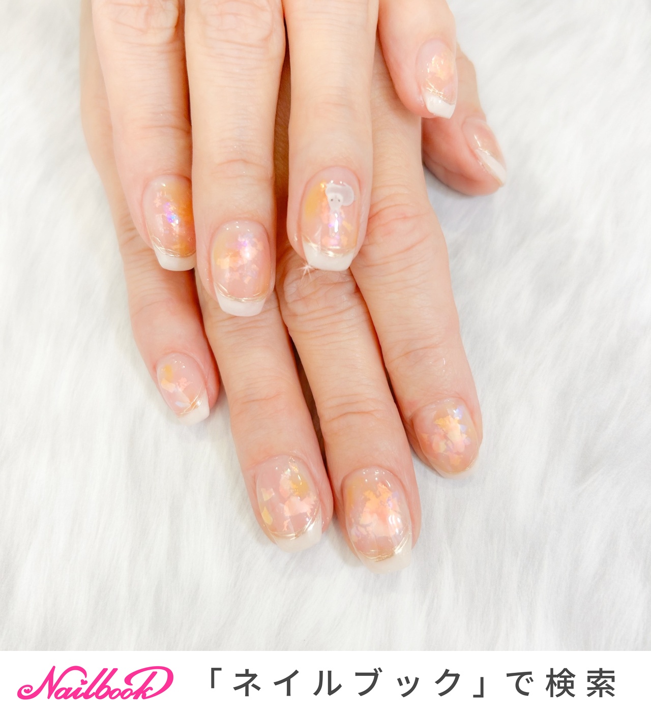 48))ハートネイル ネイルチップ ボルドーネイル フレンチガーリー ホワイト 107 〗ネイルチップ ガーリーネイル ボルドーネイル ハート