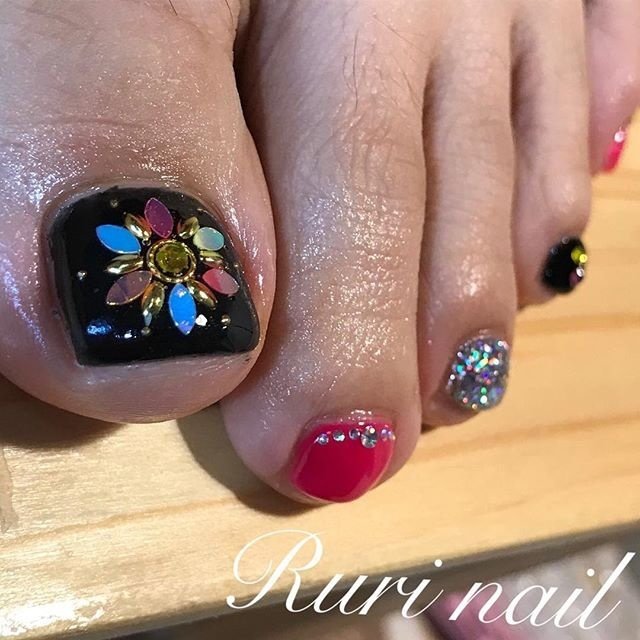 秋 冬 旅行 オフィス フット Riru Nailのネイルデザイン No ネイルブック