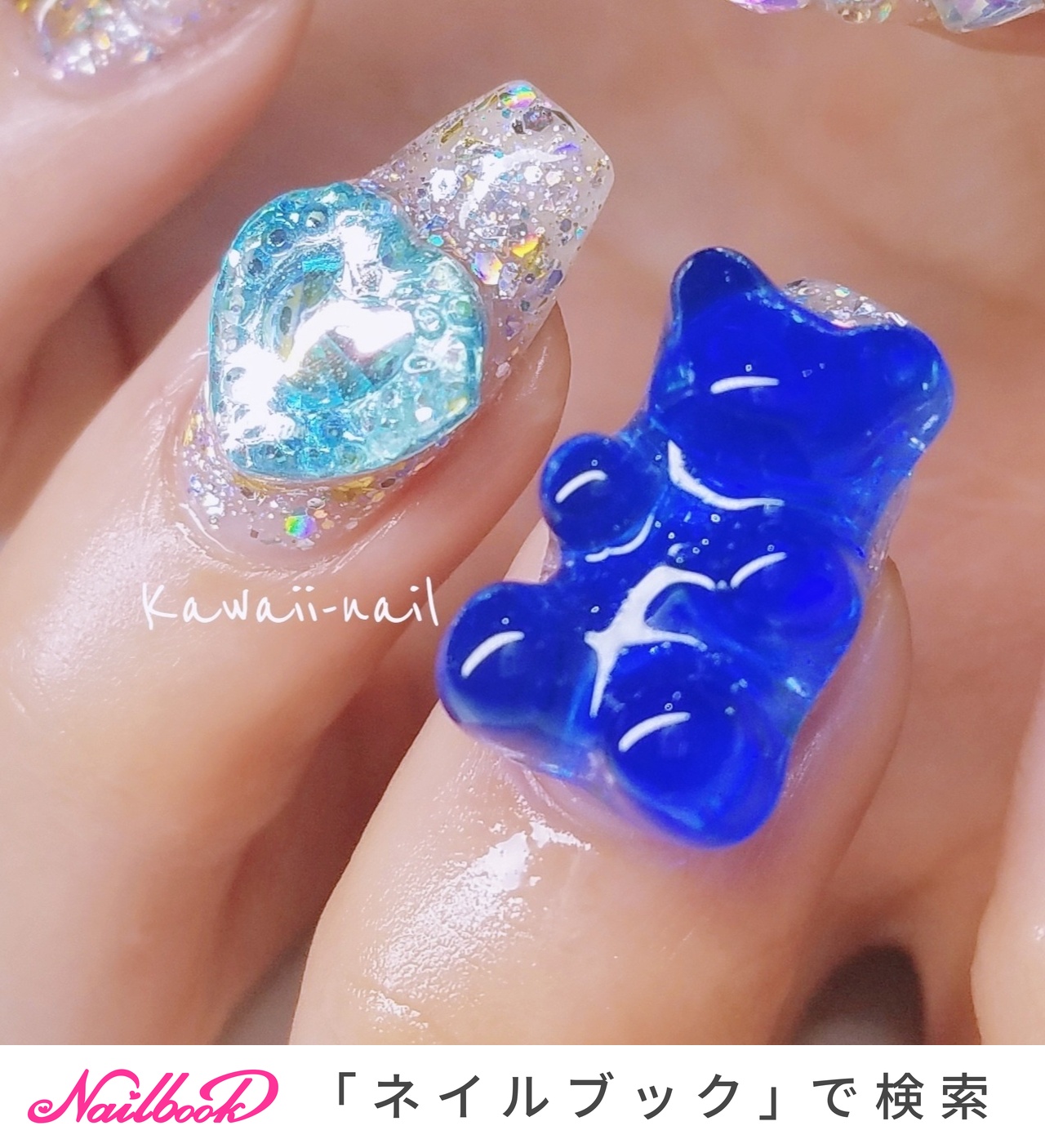 でかパーツのネイルデザイン｜ネイルブック