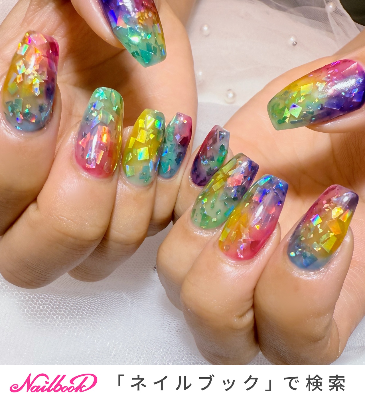 カラフルネイル ange nail salonのネイルデザイン[No.9530287]｜ネイルブック