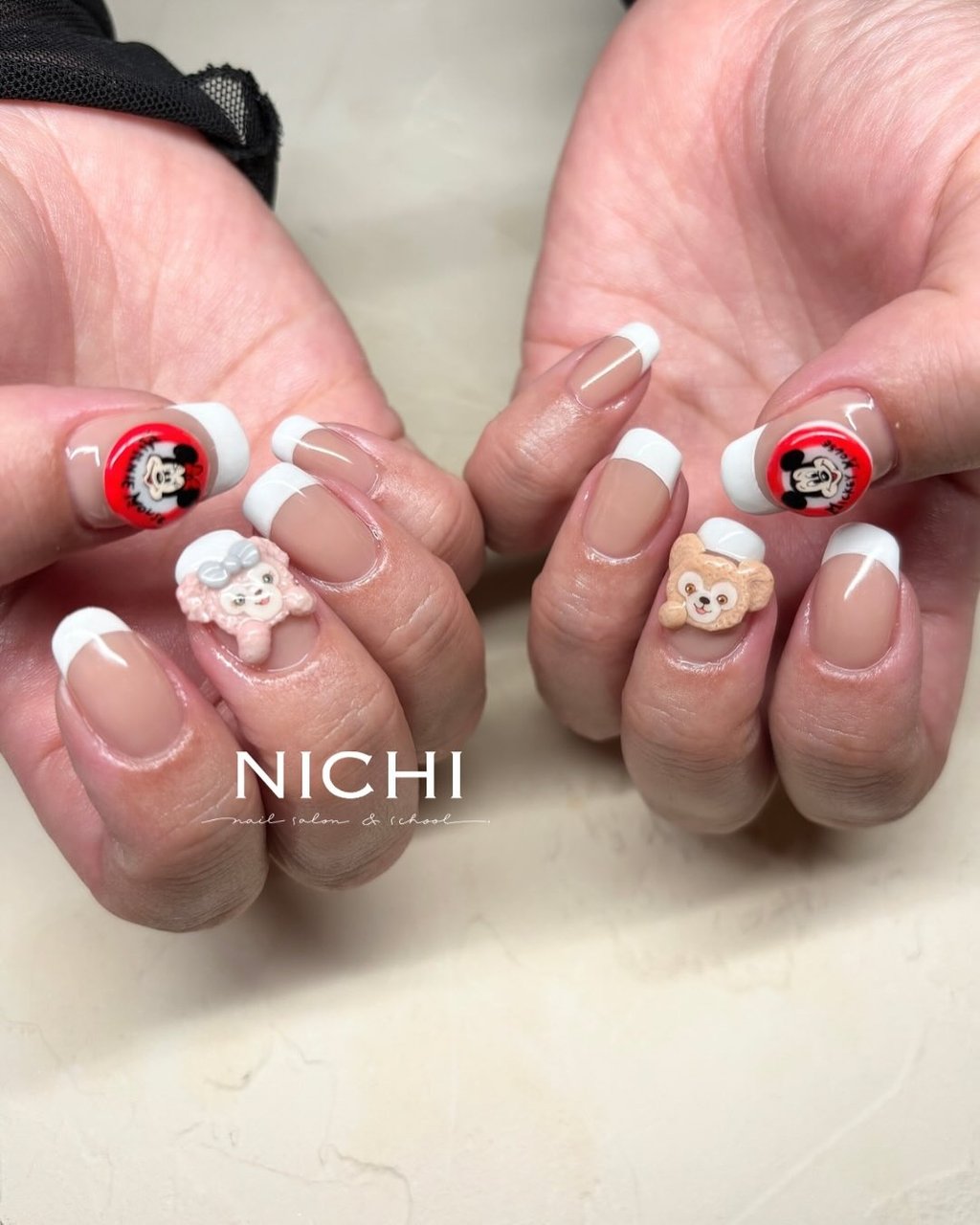 オールシーズン/ハンド/痛ネイル/3D/ミディアム - NICHI nail salon