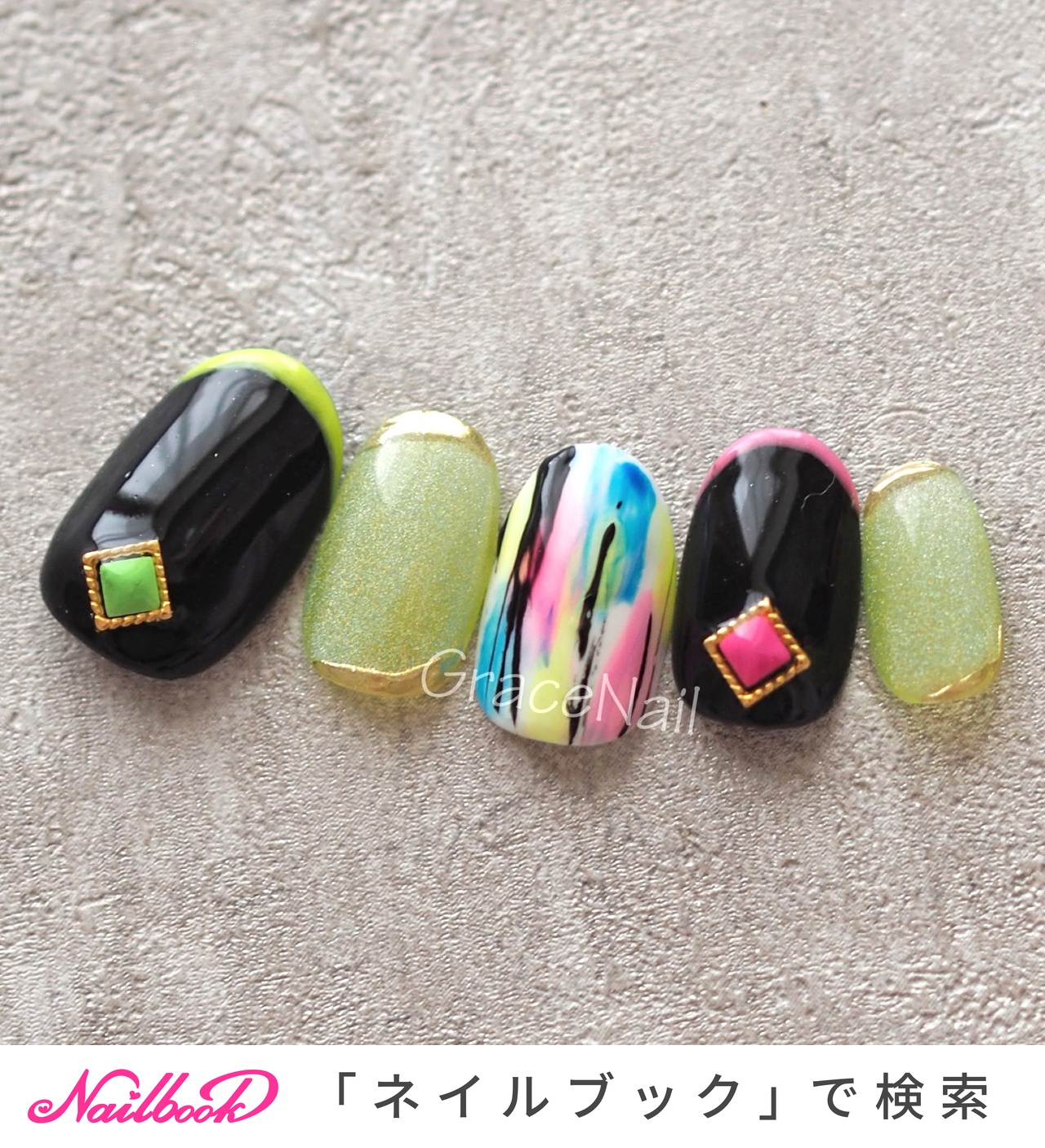 ミラー、ユニコーン 見本 ミラー/ユニコーンのネイルデザイン｜ネイルブック