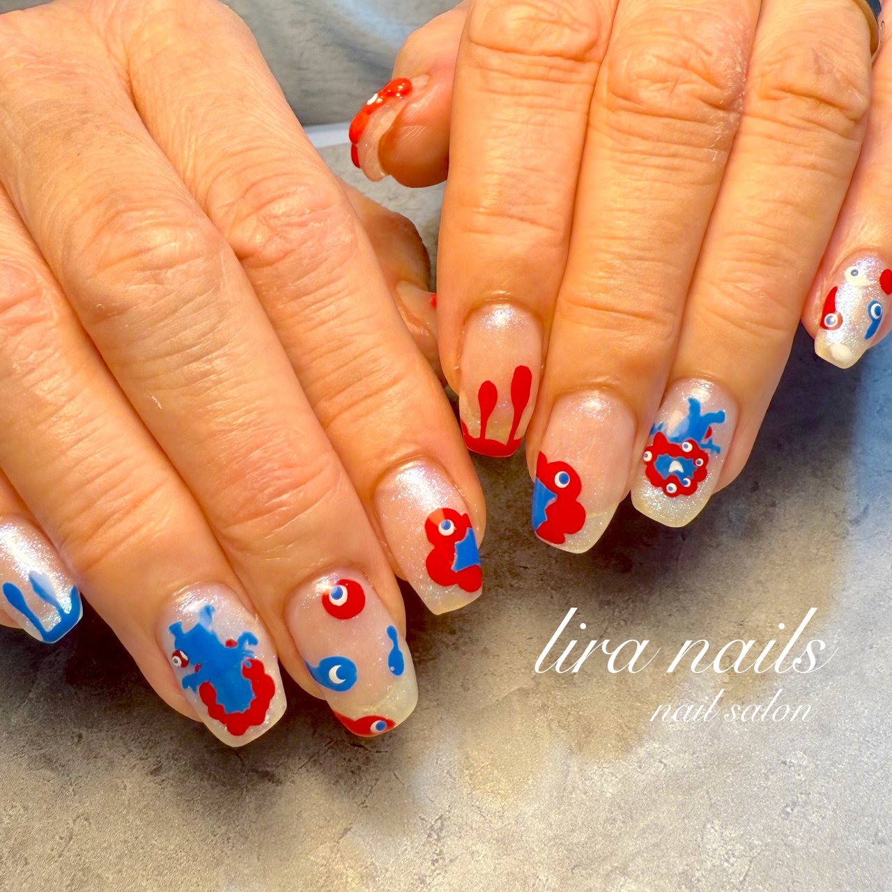 オールシーズン/ハンド/3D/個性派/ホワイト - みいさん◡̈ ˡºᵛᵉの