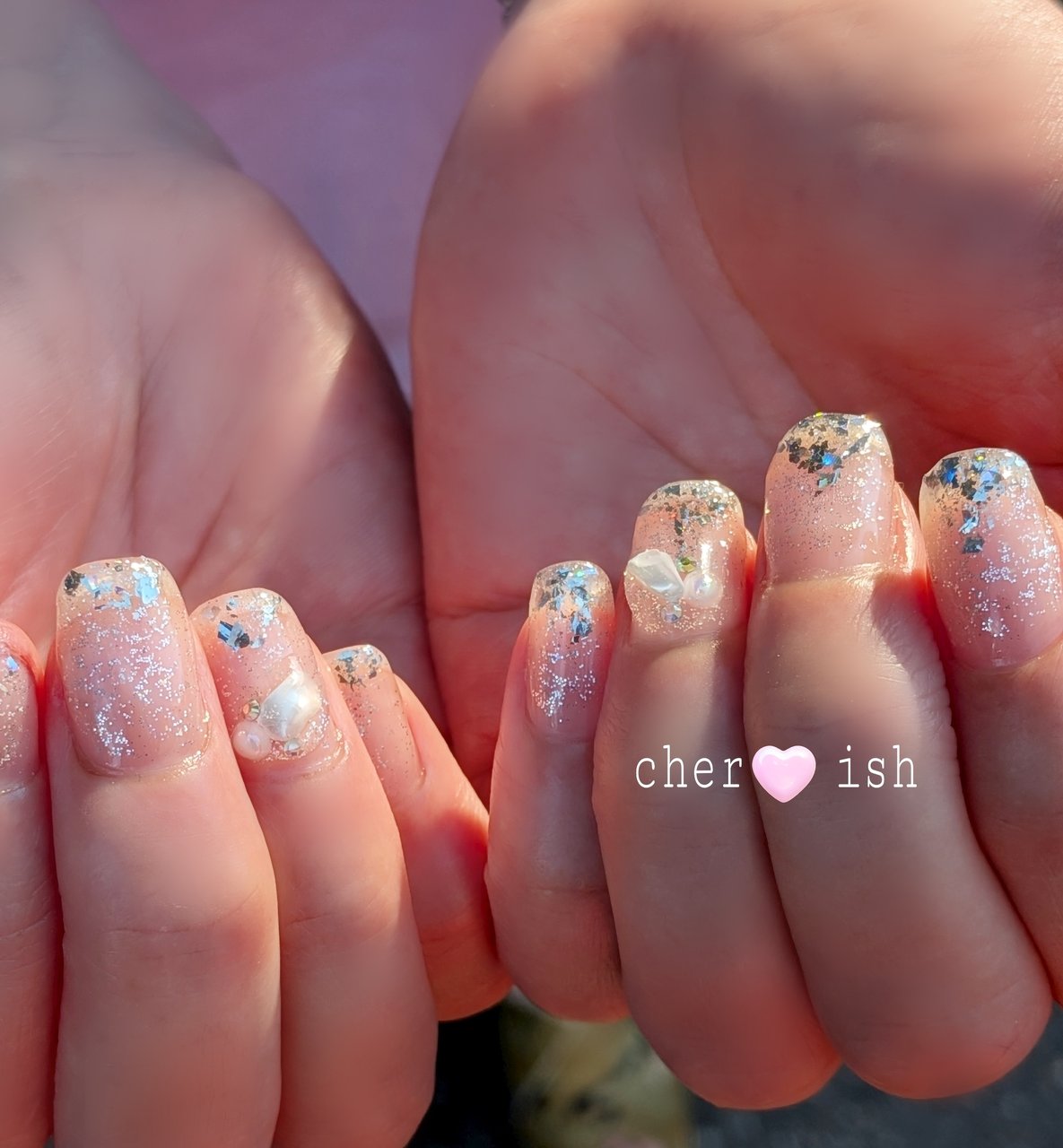 nailsalonR リピ様 ワンホンネイル ♡ ☑︎4本やり放題 ⚠︎有料パーツを使用して