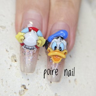 商品説明必読!!ドナルドダック☆ネイルパーツ 1280_lc