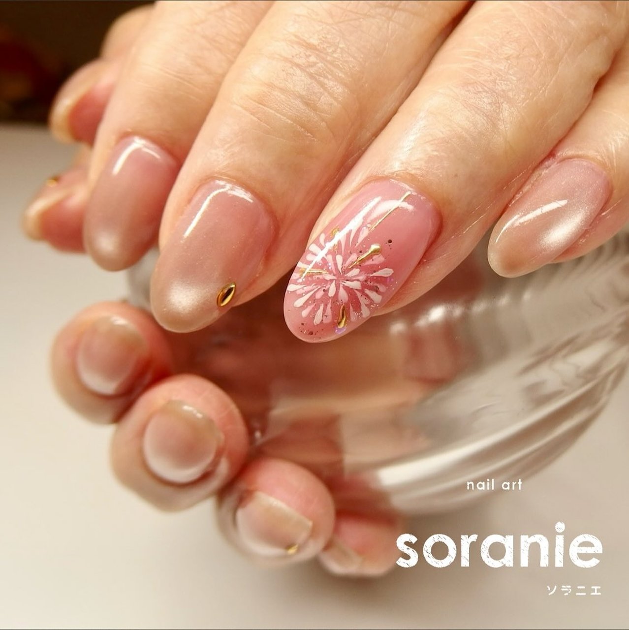 夏/マグネット/大人/花火/ジェルネイル - mizumi（sorani.e)のネイル