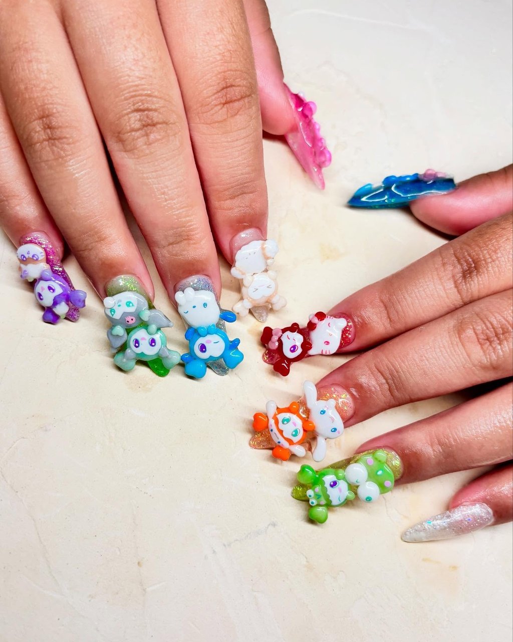 ライブ/推し活/ハンド/痛ネイル/3D - NICHI nail salon & schoolの