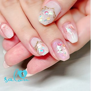 夏/七夕/海/ライブ/ハンド - salonS・402のネイルデザイン[No