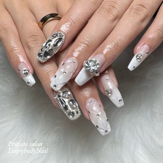 ワンホンネイル(ワンホン/中国ネイル/中華ネイル)/ストーン埋め