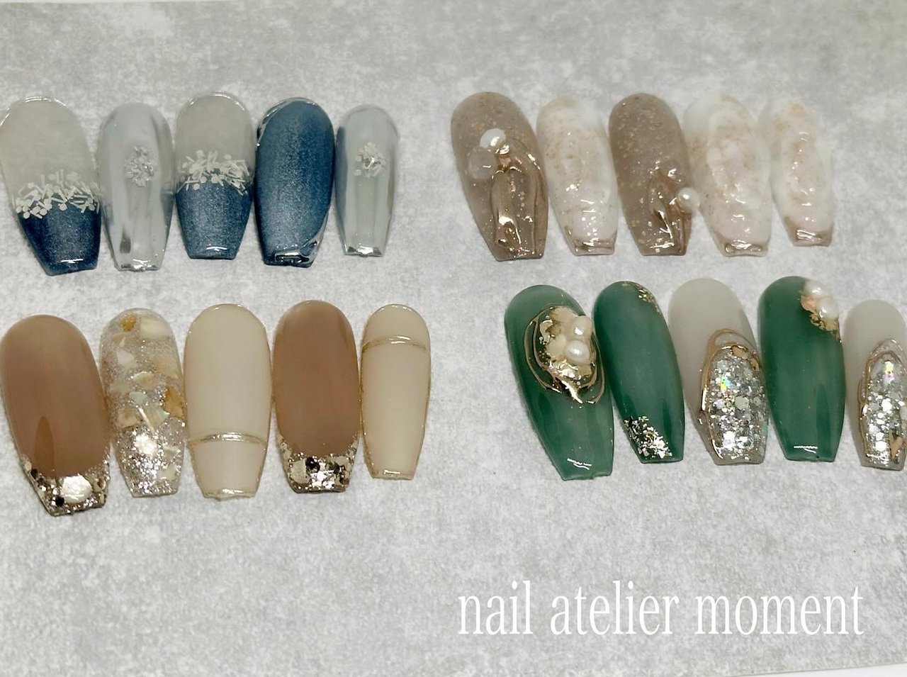 夏/ハンド/ニュアンス/マグネット/キラキラ - nail atelier_Momentの