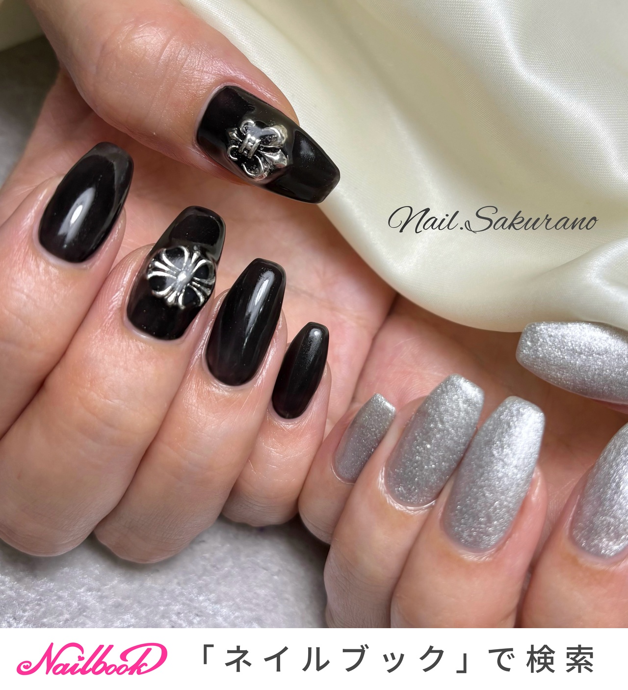 クロムハーツのネイルトップコート 2025年-2026年冬トレンド】クロムのネイルデザイン集｜人気順