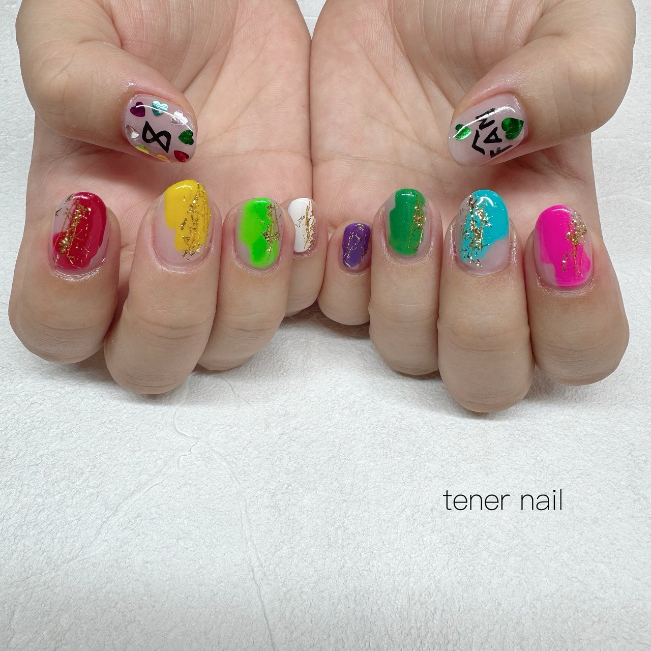 夏/旅行/ライブ/推し活/ハンド - テネルネイル tener nailのネイル