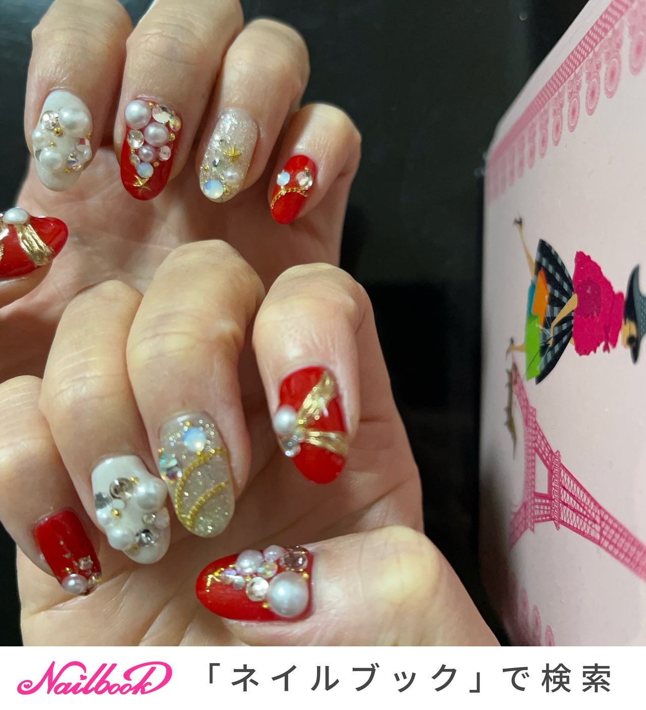 ツリーデザイン クリスマスネイル・氷ネイル クリスマスツリーのネイルデザイン｜ネイルブック