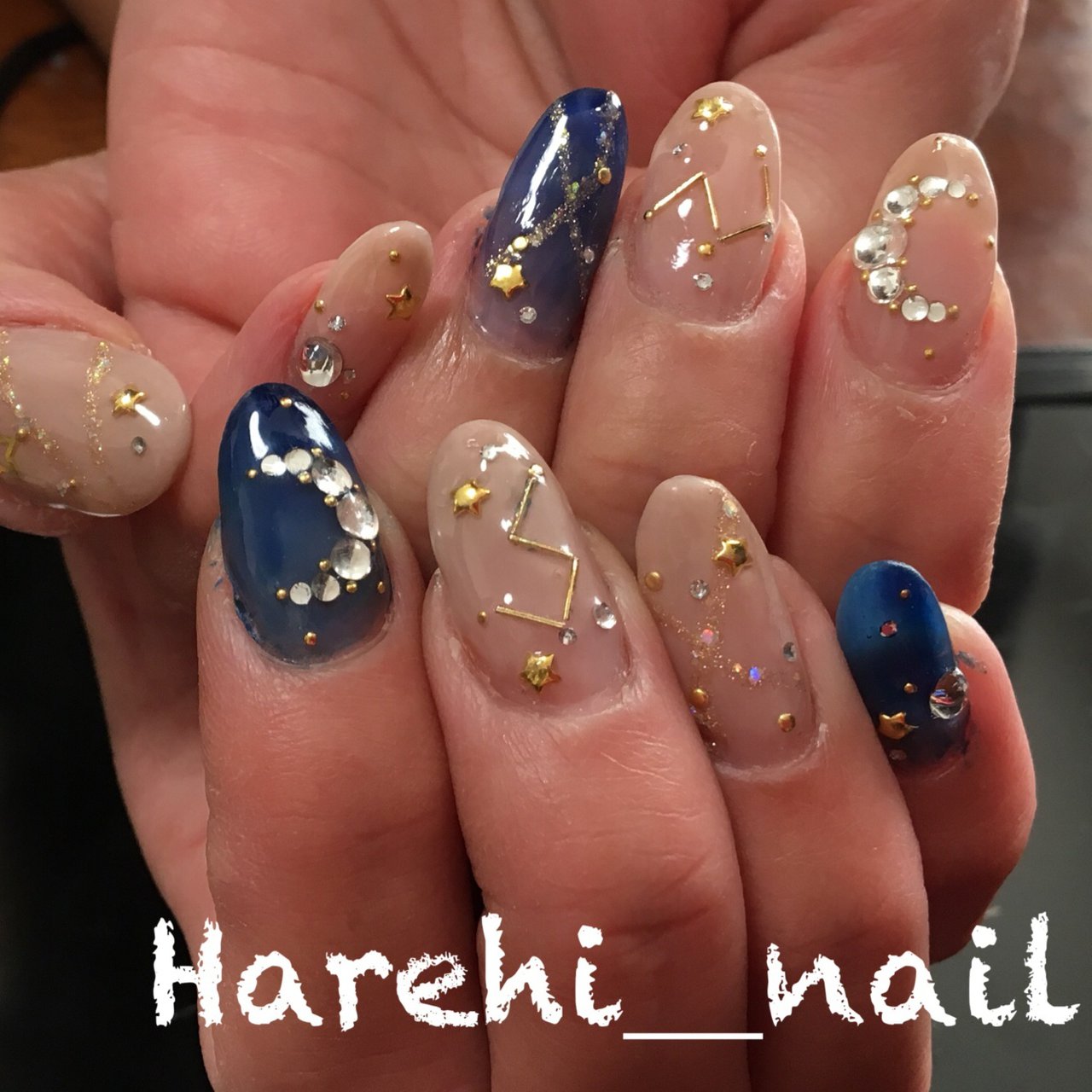 冬 旅行 クリスマス ハンド ビジュー Harehi Nailのネイルデザイン No ネイルブック