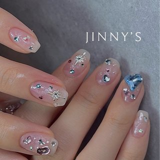 ワンホン/イエロー/#Vカットストーンのネイルデザイン｜ネイルブック