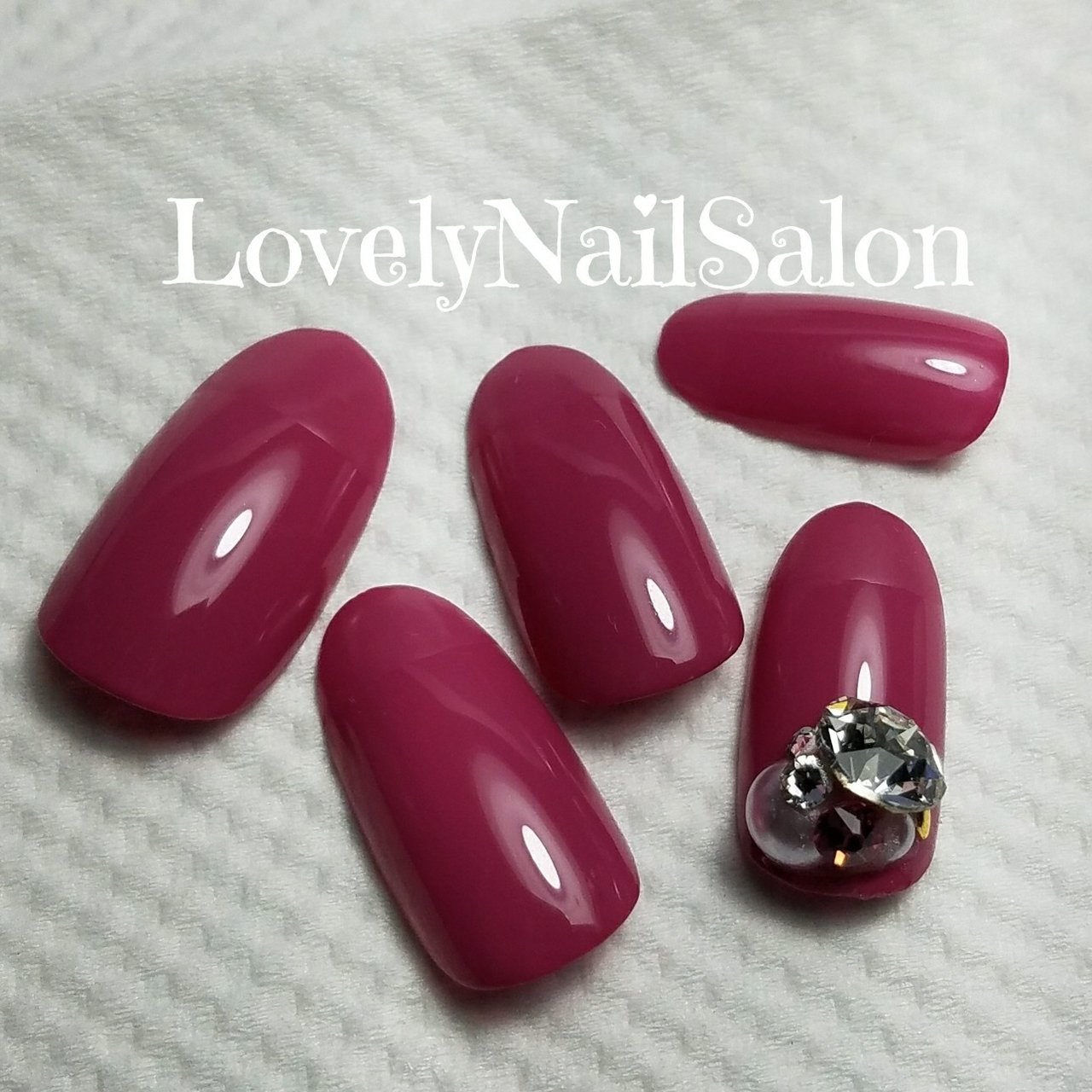 オールシーズン ハンド ワンカラー ピンク ジェル Lovely Nailsalonのネイルデザイン No ネイルブック