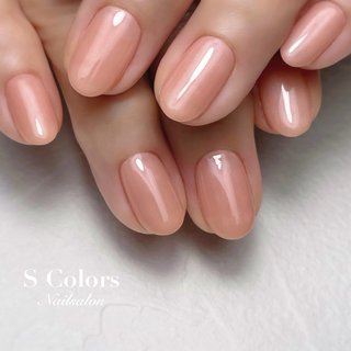 【六甲道/ネイルサロンS Colors】 
艶やかワンカラー💅🏻✨

#オフィスネイル#神戸ネイルサロン#六甲道ネイルサロン #オールシーズン #ハンド #ワンカラー #ベージュ #ジェルネイル #六甲道 ネイルサロン【S Colors エスカラーズ】 #ネイルブック