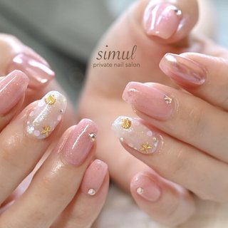 ヒトデパーツのネイルデザイン｜ネイルブック