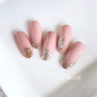 くすみピンク 大人ニュアンスネイルチップ ニュアンス/#くすみピンクの