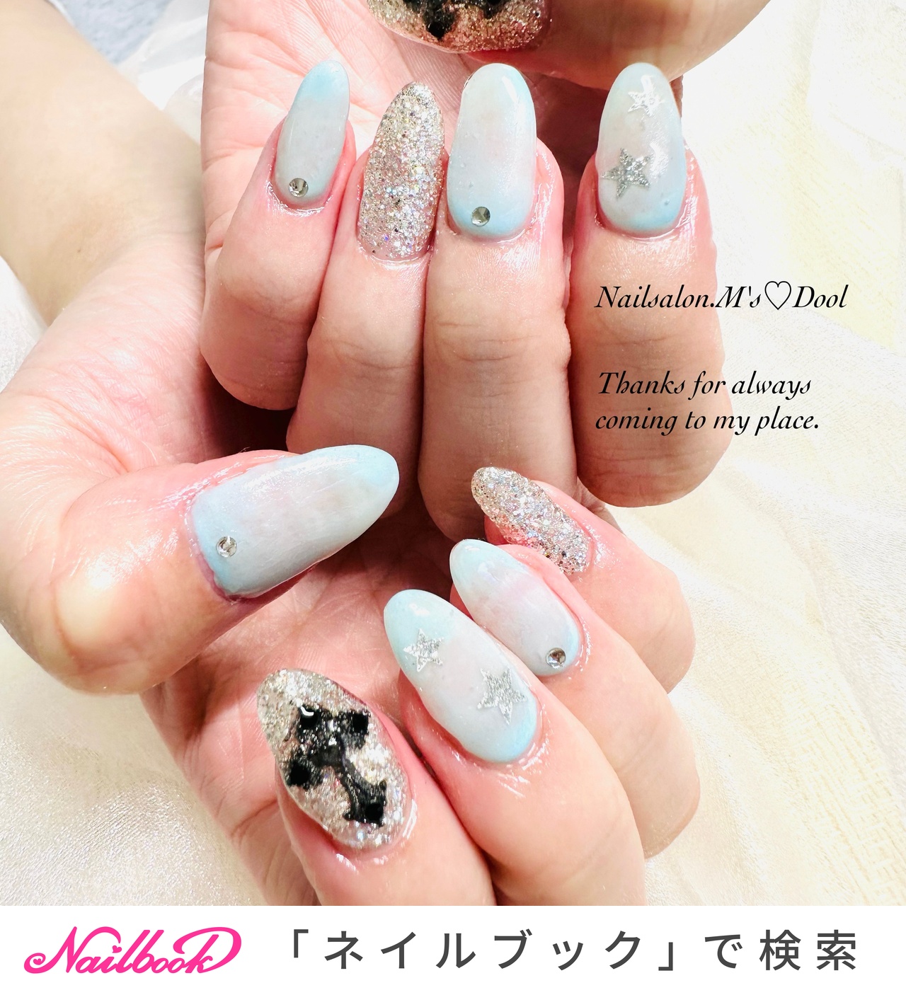 2025年】新着順｜星(スター)/#クロムハーツネイルのネイルデザイン