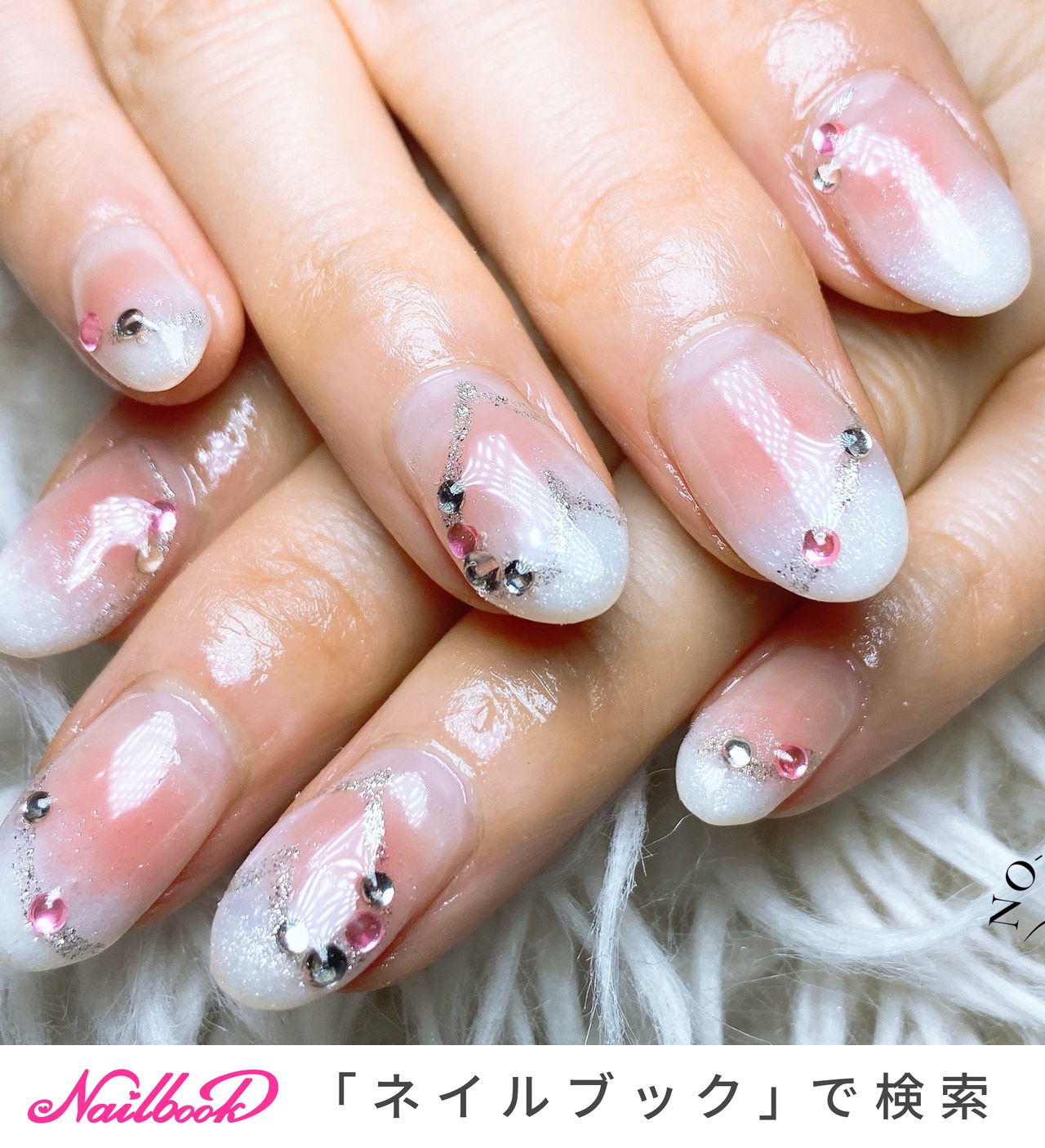 うゆ ホワイトチェック チークネイルチップ m49239636246_1.jpg?1752986820
