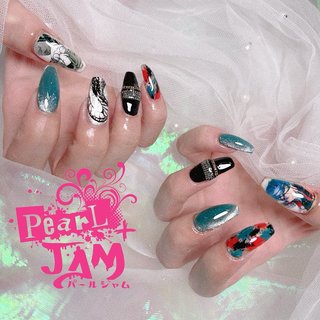 【ありさ】　ネイルチップ　痛ネイル　にじさんじ ✮ Customer order 🐙🌟 にじさんじ ／ S.C.R.E.A.M * 星導