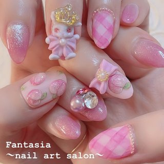 リボン/#うさぎネイルのネイルデザイン｜ネイルブック