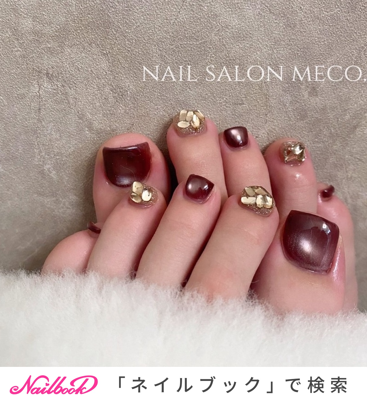フット/ワンホン/キラキラのネイルデザイン｜ネイルブック