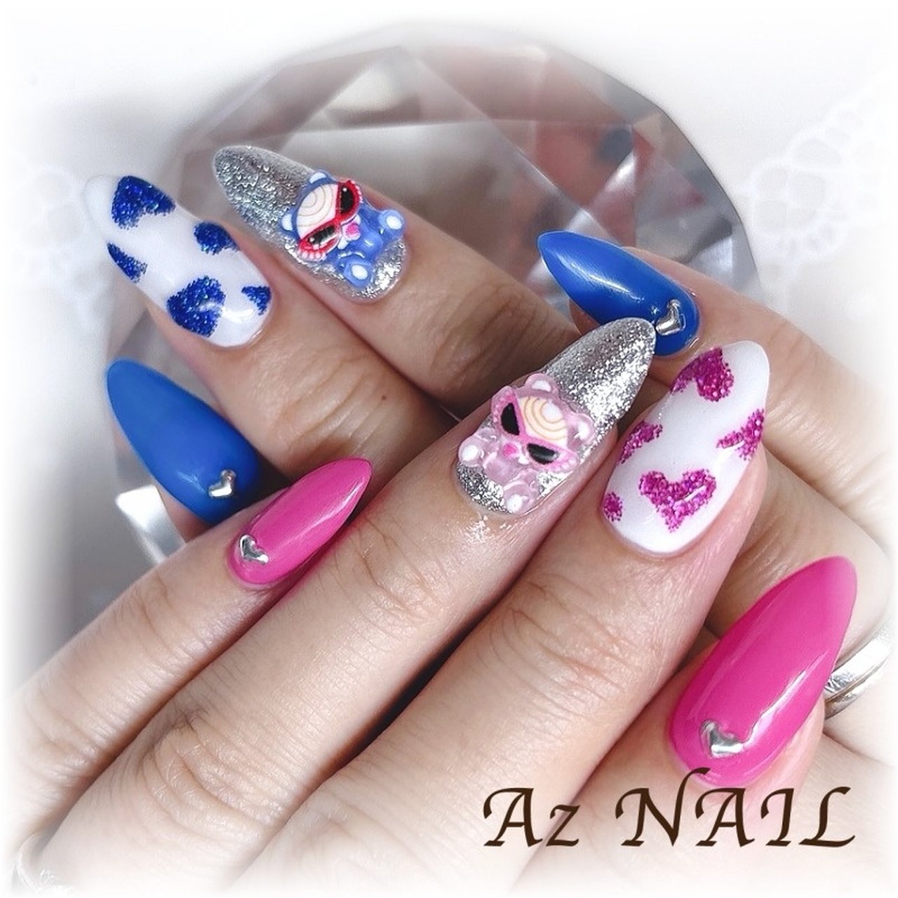 ライブ/パーティー/女子会/推し活/ラメ - Az NAIL ゆき＊のネイル