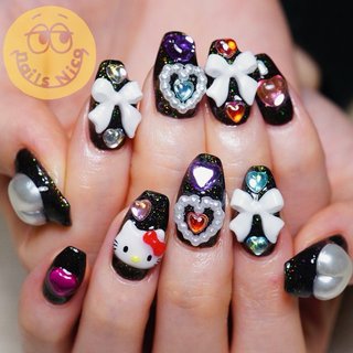 夏/オールシーズン/女子会/ハンド/ラメ - sakiのネイルデザイン[No