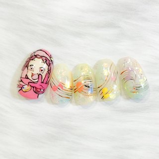 おジャ魔女どれみのネイルデザイン｜ネイルブック