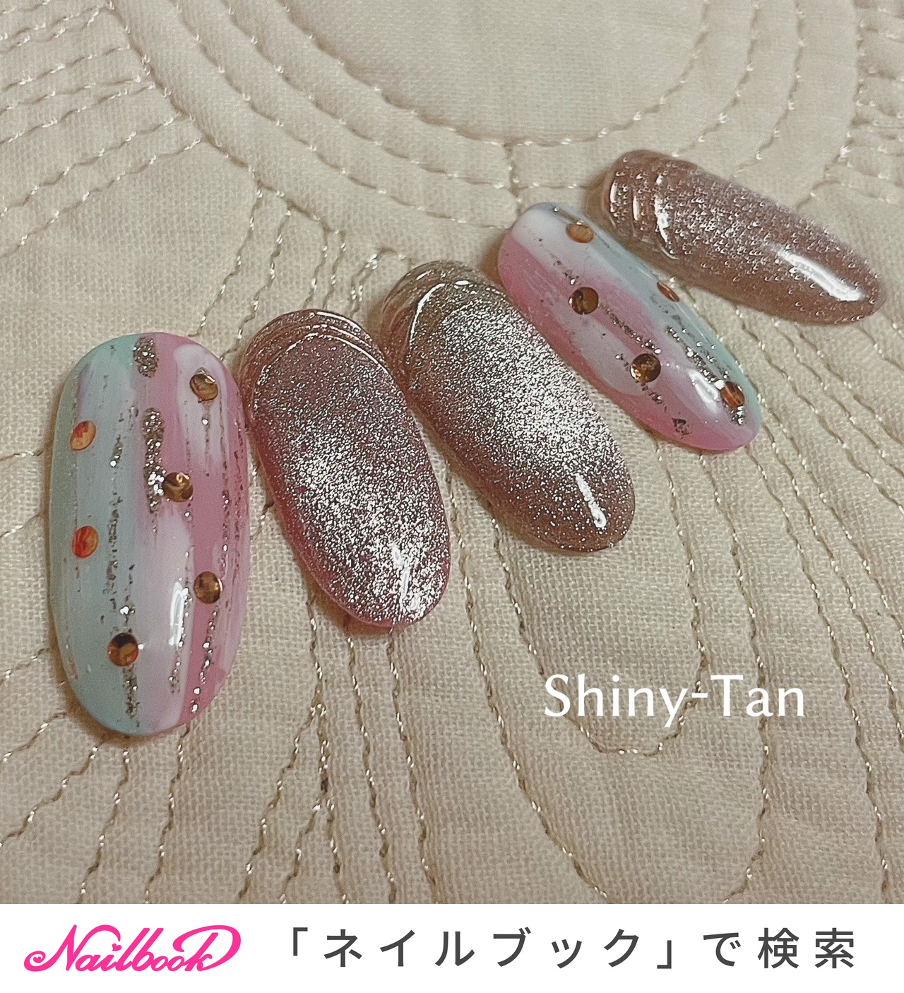 【韓国正規品】FROM THE NAIL フロムザネイルマグネットホログラム PR] 🌀🪐💫 ぐるぐるネイルと魔法陣ネイル💫 ビームみたいに光っ