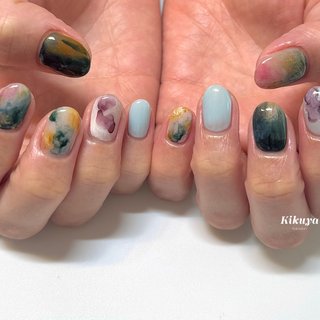 しおん　痛ネイルオーダー 𓊆 𝐨𝐫𝐝𝐞𝐫 𓊇 キーホルダー✧*｡ ありがとうございました