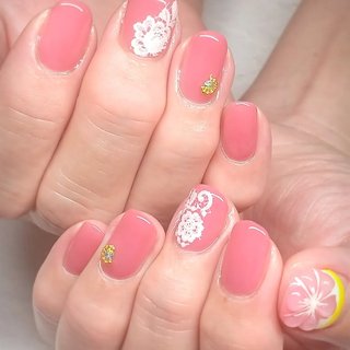 シトラスネイルのネイルデザイン｜ネイルブック