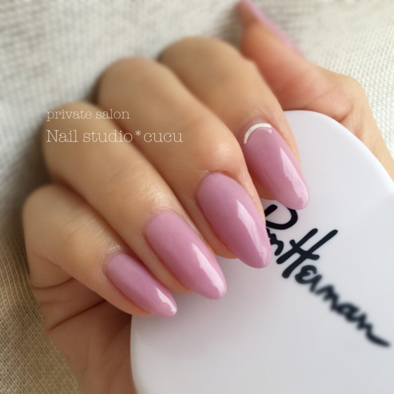 オールシーズン ハンド シンプル ワンカラー ミディアム Nail Studio Cucuのネイルデザイン No ネイルブック