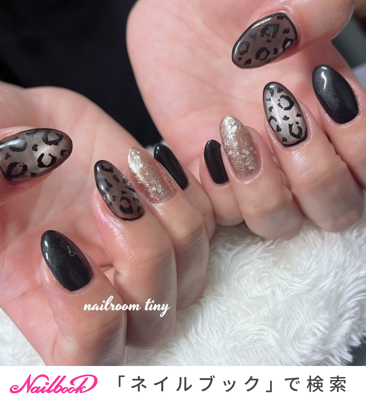 ネイル ブラックラメ☆ BLACK🖤 . . Nailist:by KONATSU