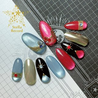 ネイルチップ フルオーダー モチーフネイル オーダーネイルチップ 推しネイル 田中樹 痛ネイル フルオーダー