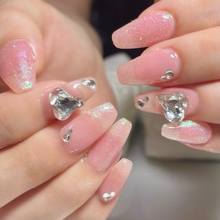 ハート/ワンホンのネイルデザイン｜ネイルブック
